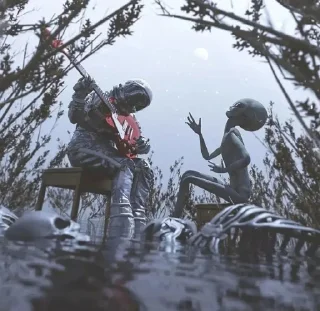 Стикер Космос - 8