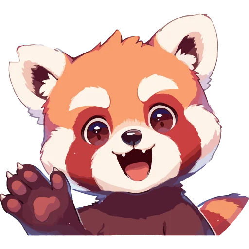 Red panda @cute_enot_art - 