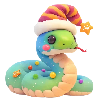 Sticker snakes @cute_enot_art - 2