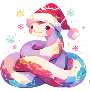 Sticker snakes @cute_enot_art - 11