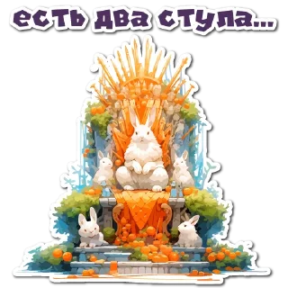 Sticker НейроЗайки @cute_enot_art - 2