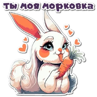 Sticker НейроЗайки @cute_enot_art - 11