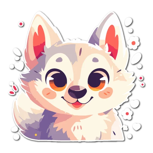 Волчата 🌙  @cute_enot_art - 