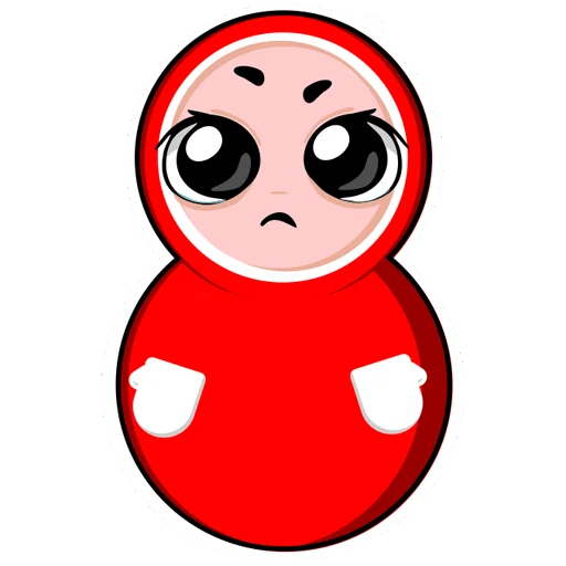 Sticker nevalyashka_mem - 1