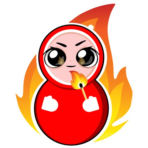 Sticker nevalyashka_mem - 1