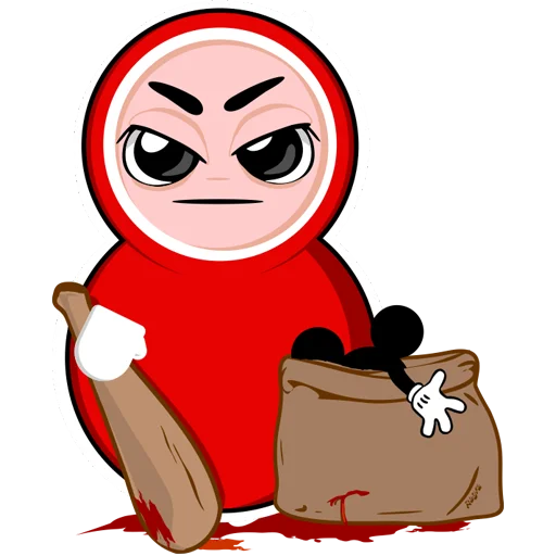 Sticker nevalyashka_mem - 1