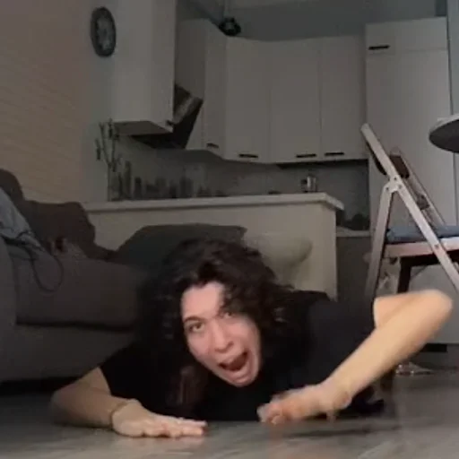 person indoor human face