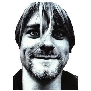 Sticker Kurt Cobain @stickersb2b - 2