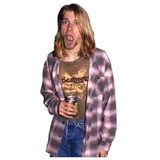 Sticker Kurt Cobain @stickersb2b - 3