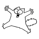 Sticker Кот Саймона - 1