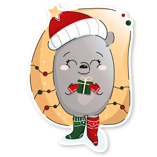 Sticker newyearfunny - 1