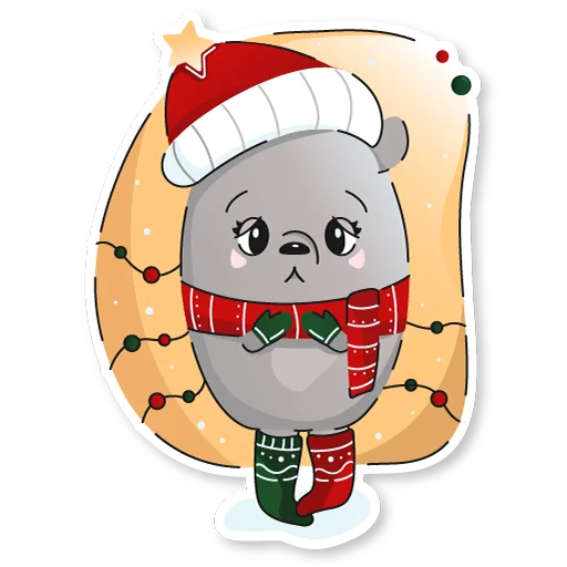 Стикер newyearfunny - 1