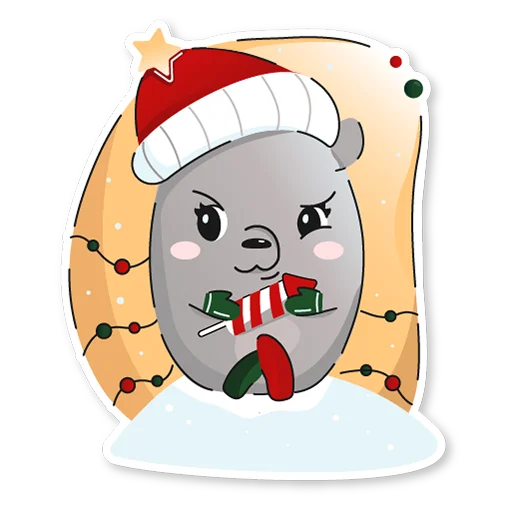 Стикер newyearfunny - 1