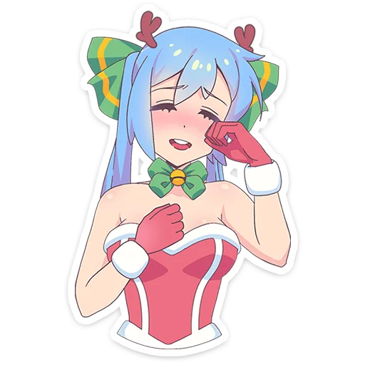 Новогодняя Юко • @TgSticker - 