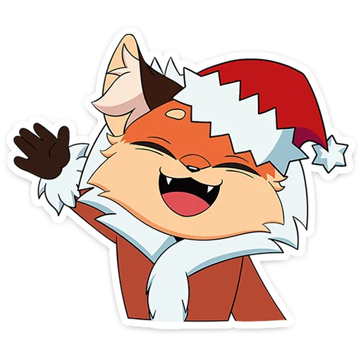 Новогодняя Алиса -  @stickers_vk - 