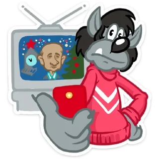 Стикер Ну, с Новым годом! от @stickers_vk - 8