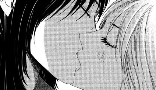 sketch black and white anime