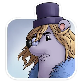 Sticker @tgsticker Найс и Мистер Квартирный Крыс - 1