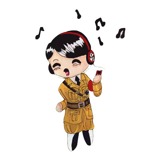 Nice Hitler @lennysticker (for Hakob) - иллюстрация