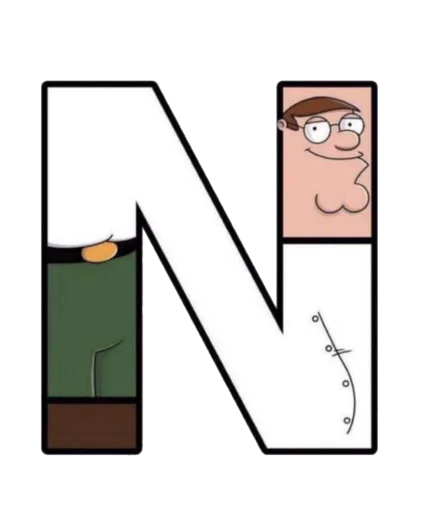 Sticker niggergriffin - 1