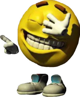 cartoon smile yellow