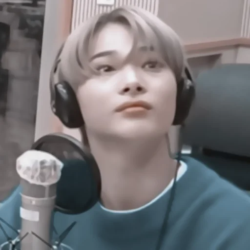 headphones human face person