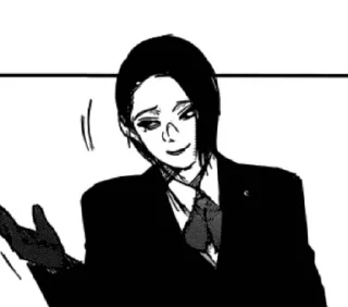 Стикер 旧多 二福 by @tokyoghoulstickers - 3