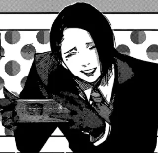 Стикер 旧多 二福 by @tokyoghoulstickers - 7