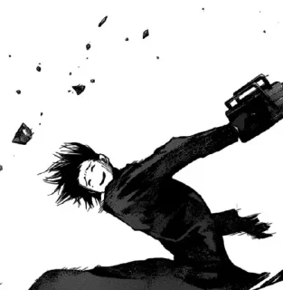 Стикер 旧多 二福 by @tokyoghoulstickers - 1