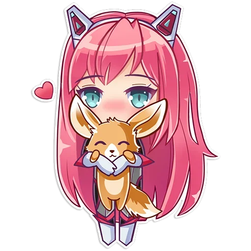 Sticker Nivis-chan @stickerdom - 2