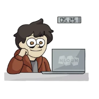 Стикер NlogN - 7