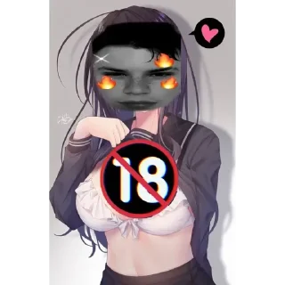 Sticker нннахуй - 1