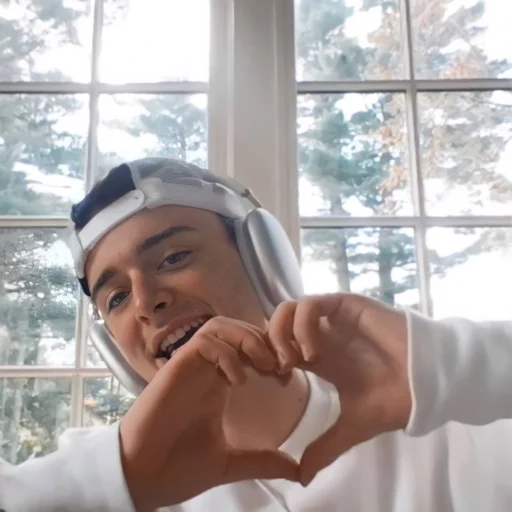 human face person window