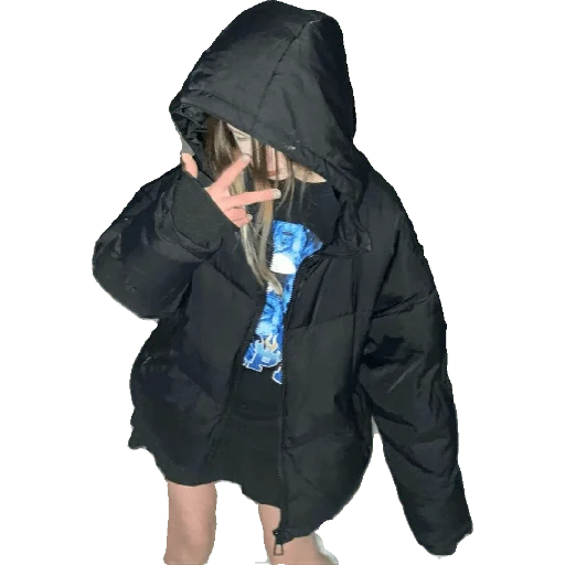 clothing jacket person