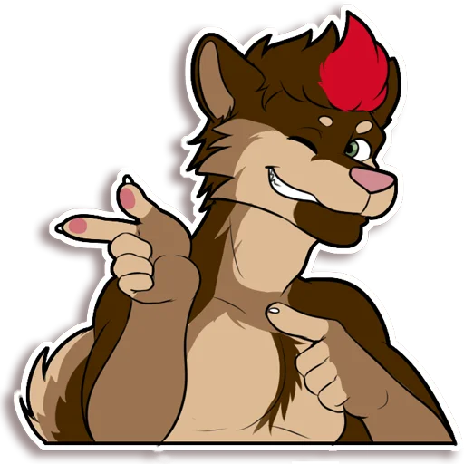 Sticker northinudog - 1