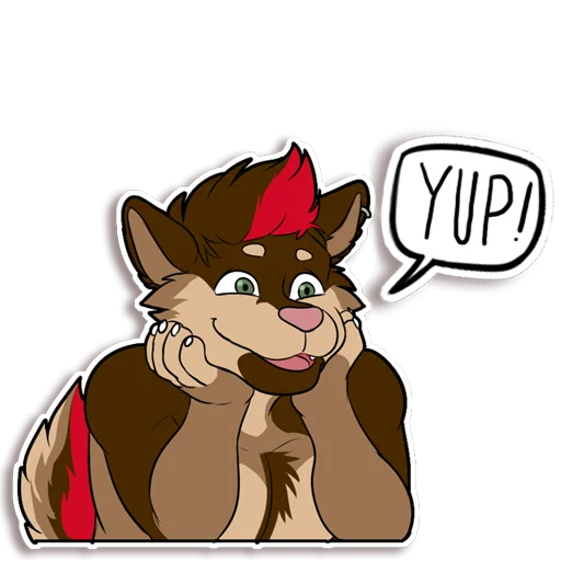 Sticker northinudog - 1