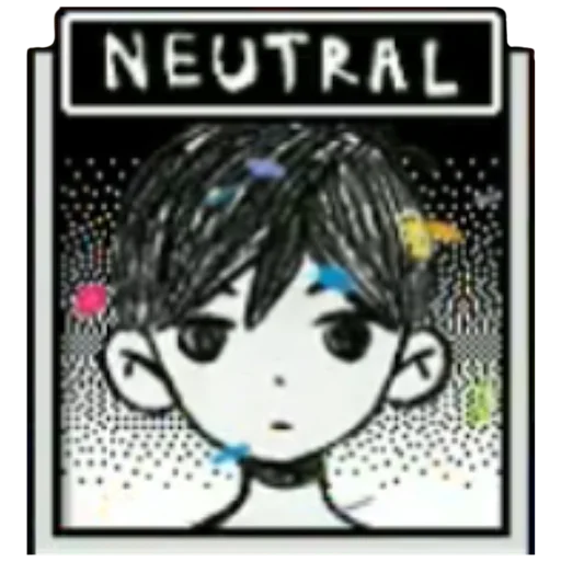 Sticker Omori’s fake world by: @mara_senpai - 0