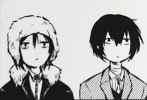 эскиз аниме рисование