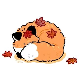 Sticker Numsiri fox - 9