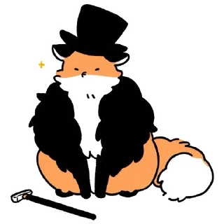 Стикер Numsiri fox @anime4_arts - 8