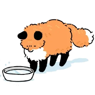 Стикер Numsiri fox @anime4_arts - 2