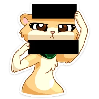 Стикер Рыжая Нура (@TgSticker) - 5