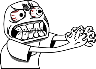 Стикер Я еблан(абоба я короче) - 2