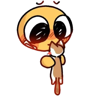 Стикер ꒰꒰ няшики  ⃕·˚ ༘ ₍🤯₎ ࿐ @nkplz ꒱ - 4