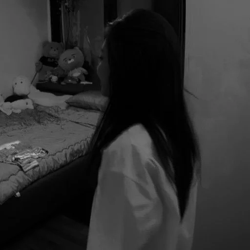 black and white wall indoor