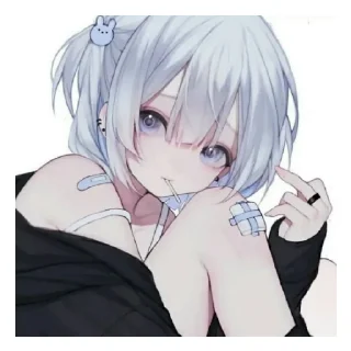 Sticker 🤍💙⚡ @o00000ol - 6