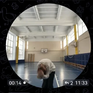 Стикер лисичка - 1