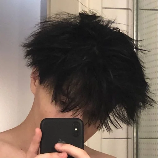 person mobile phone hairpiece