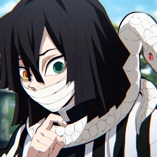 Стикер ♡ > Obanai~Iguro <♡ :: @fStikBot - 8