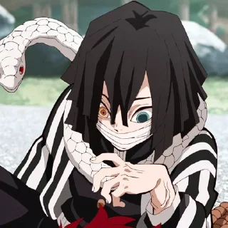 Sticker Obanai Iguro @pinterest_to_stickerbot - 1